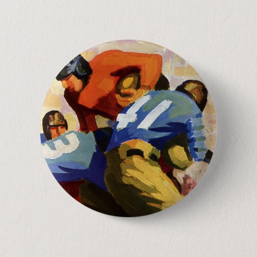 ヴィンテージスポーツ，サッカー選手 缶バッジ (正面)