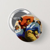 ヴィンテージスポーツ，サッカー選手 缶バッジ (正面&裏面)