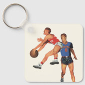 ヴィンテージスポーツ,バスケットボール選手 キーホルダー (正面)