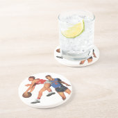 ヴィンテージスポーツ，バスケットボール選手 コースター (側面)