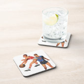 ヴィンテージスポーツ，バスケットボール選手 コースター (右側)