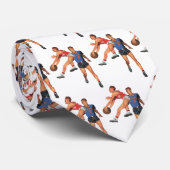 ヴィンテージスポーツ，バスケットボール選手 ネクタイ (ロール)