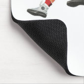 ヴィンテージスポーツ，バスケットボール選手 マウスパッド (コーナー)