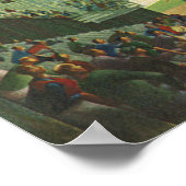 ヴィンテージスポーツ，夜の野球ゲーム ポスター (角)