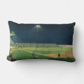 ヴィンテージスポーツ，夜の野球ゲーム ランバークッション (正面)
