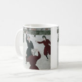 ヴィンテージスポーツ,女子バスケットボールの試合出場 コーヒーマグカップ (正面左)