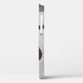 ヴィンテージスポーツ，女子バスケットボールの試合出場 Case-Mate iPhoneケース (裏面 / 左)