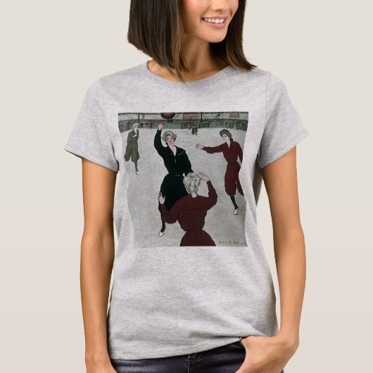 ヴィンテージスポーツ,女子バスケットボールの試合出場 Tシャツ (正面)