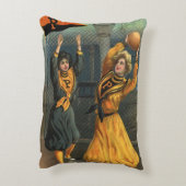 ヴィンテージスポーツ，女子バスケットボールチーム アクセントクッション (裏面(縦))