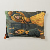 ヴィンテージスポーツ，女子バスケットボールチーム アクセントクッション (裏面)