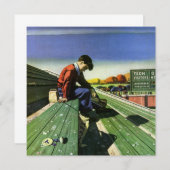 ヴィンテージスポーツ，悲しいサッカーファンとメガホン (正面/裏面)