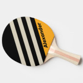 ヴィンテージスポーツ（昆虫）マルハナバチバズストライプズの名前 卓球ラケット (横)