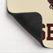 ヴィンテージスポーツ、私は野球が大好き、私はグローブ野球 マウスパッド (コーナー)