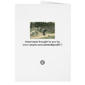 ヴィンテージスポーツ，野球選手が自宅に滑り込む (裏面)