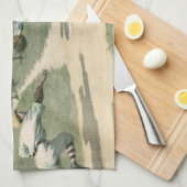 ヴィンテージスポーツ,野球選手が自宅に滑り込む キッチンタオル (四つ折り)