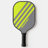 ヴィンテージスポーツHI VISストライプ名 ピックルボールラケット (裏面)