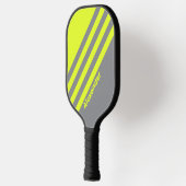 ヴィンテージスポーツHI VISストライプ名 ピックルボールラケット (左)