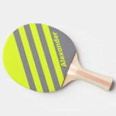 ヴィンテージスポーツHI VISストライプ名 卓球ラケット (横)