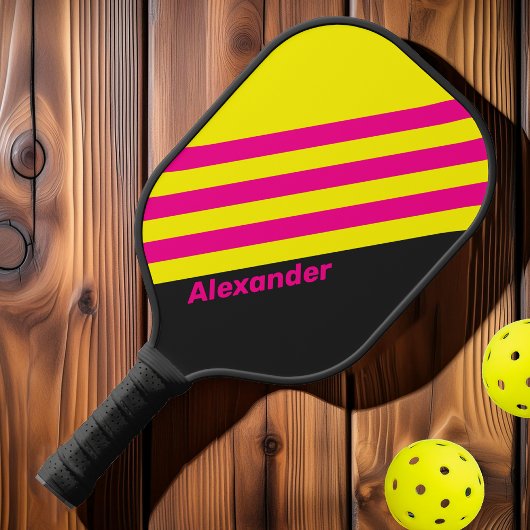 ヴィンテージスポーツSun Glowストライプの名前 ピックルボールラケット