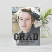 ヴィンテージスポーティ編集可能カラー目盛り 招待状 (スタンド正面)