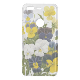 ヴィンテージスミレとパンジーのフローラ UNCOMMON GOOGLE PIXELケース