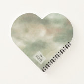 ヴィンテージスミレのウェブキャップ ノートブック (裏面)