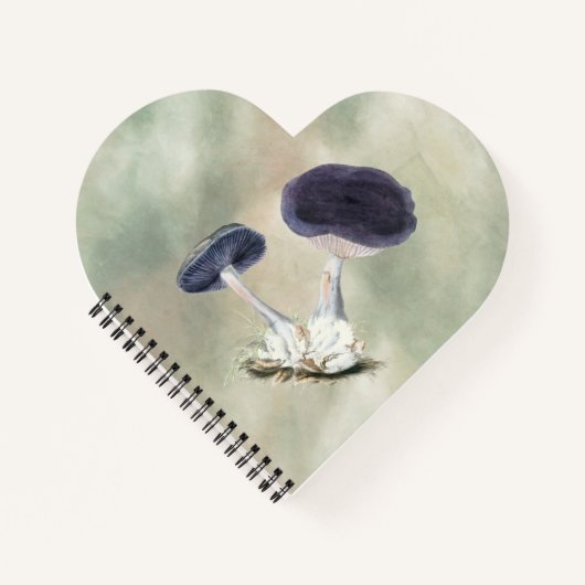 ヴィンテージスミレのウェブキャップ ノートブック (正面)