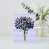 ヴィンテージスミレ ポストカード (スタンド正面)