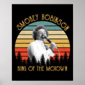 ヴィンテージスモーキーロビンソンザキングオブモータウン ポスター (正面)