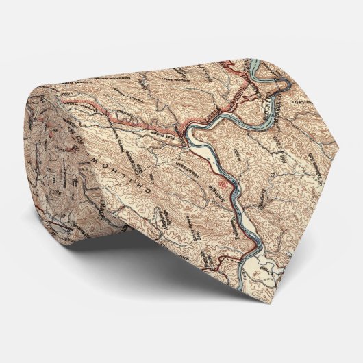 ヴィンテージスモーキー山脈国立公園地図（1949年） ネクタイ (ロール)