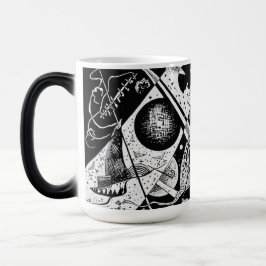 ヴィンテージスモールワールドVI - Kandinsky抽象芸術アート モーフィングマグカップ