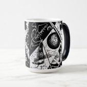 ヴィンテージスモールワールドVI - Kandinsky抽象芸術アート モーフィングマグカップ (正面右)