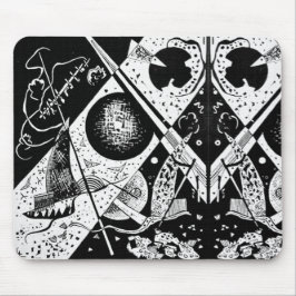 ヴィンテージスモールワールドVI - Kandinsky Art マウスパッド