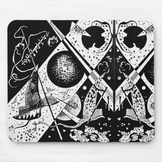 ヴィンテージスモールワールドVI - Kandinsky Art マウスパッド (正面)