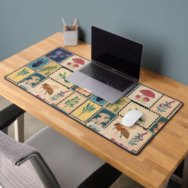 ヴィンテージスユニークタンプヴィンテージパタクールーンデザイン デスクマット