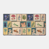 ヴィンテージスユニークタンプヴィンテージパタクールーンデザイン デスクマット (正面)