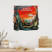 ヴィンテージスランバーマウンテン1918の幽霊映画 ポスター (キッチン)