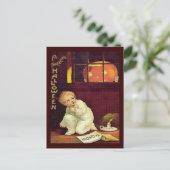 ヴィンテージスリリングなハロウィーン ポストカード (スタンド正面)