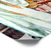 ヴィンテージスリープ美しいブライアルバライラストレーション ポスター (角)