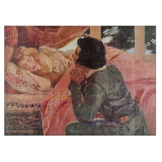 ヴィンテージスリープ美しいbyジェシー・ウィルコックス・スミス カッティングボード (正面)