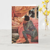 ヴィンテージスリープ美しいbyジェシー・ウィルコックス・スミス カード (黄色い花)