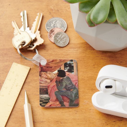 ヴィンテージスリープ美しいbyジェシー・ウィルコックス・スミス キーホルダー (デスク)