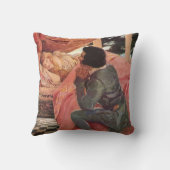 ヴィンテージスリープ美しいbyジェシー・ウィルコックス・スミス クッション (裏面)