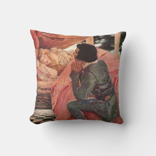 ヴィンテージスリープ美しいbyジェシー・ウィルコックス・スミス クッション (正面)