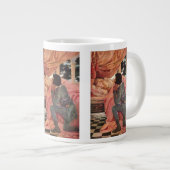 ヴィンテージスリープ美しいbyジェシー・ウィルコックス・スミス ジャンボコーヒーマグカップ (正面右)