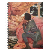 ヴィンテージスリープ美しいbyジェシー・ウィルコックス・スミス ノートブック (正面)