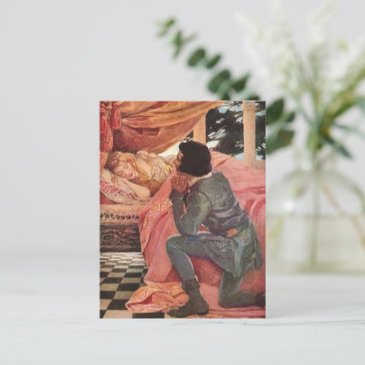 ヴィンテージスリープ美しいbyジェシー・ウィルコックス・スミス ポストカード (スタンド正面)