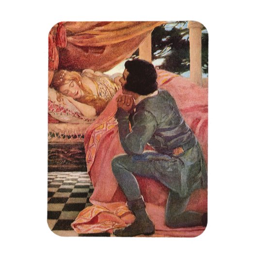 ヴィンテージスリープ美しいbyジェシー・ウィルコックス・スミス マグネット (縦)