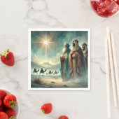 ヴィンテージスリーワイズメンズ出生切り離 スタンダードカクテルナプキン (インサイチュ)