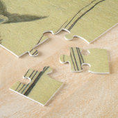 ヴィンテージスレッドフィントレヴァリー、アフリカポンパノフィッシュ ジグソーパズル (側面)